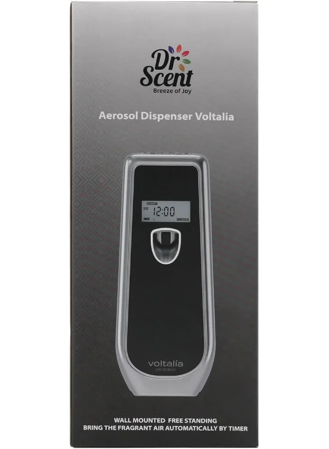Dr Scent Dr Scent Automatic Air Freshener Dispenser Voltalia LCD - Adjustable Aroma Spray Machine Free Stand or Wall Mounted for Bedrooms, Bathrooms Offices Airports Hotels Commercial Places