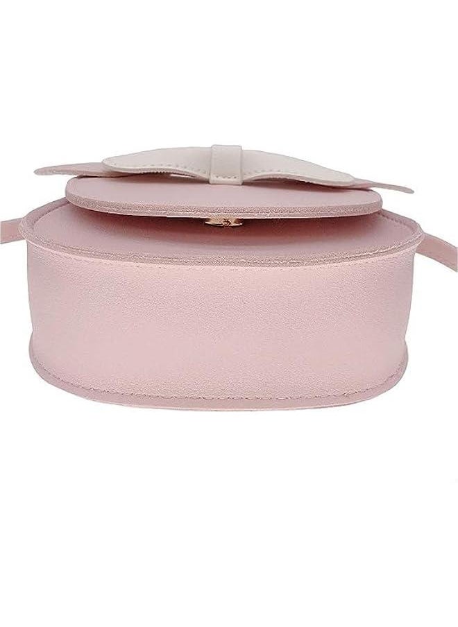 HOOKOR Little Girls Toddlers Mini Crossbody Shoulder Bag Coin Purse with Cute Mouse Ear Bowknot (Pink)  - Image 4