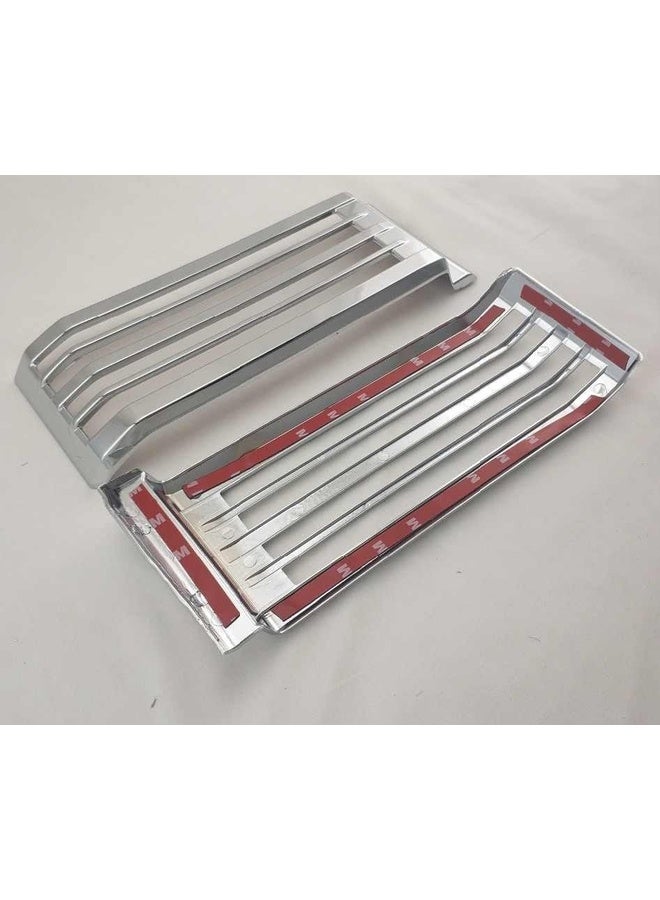 Generic Chrome Window Fender Protectors Toyota Shas Prime 2008 2009 2010 2011 2012 2013 2014 2015 2016 2017 2018 2019 2020 2021  - Image 3