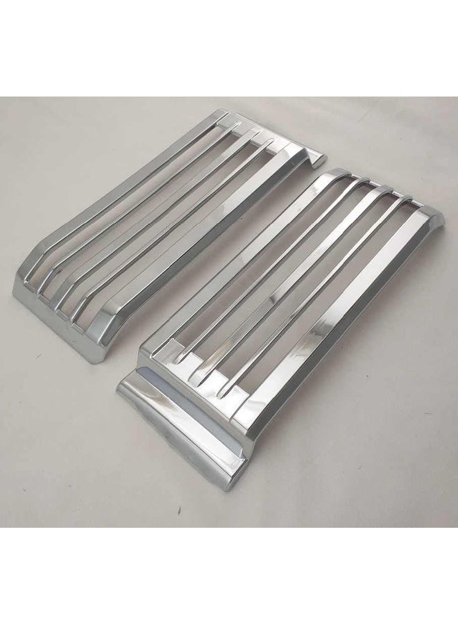 Generic Chrome Window Fender Protectors Toyota Shas Prime 2008 2009 2010 2011 2012 2013 2014 2015 2016 2017 2018 2019 2020 2021  - Image 2