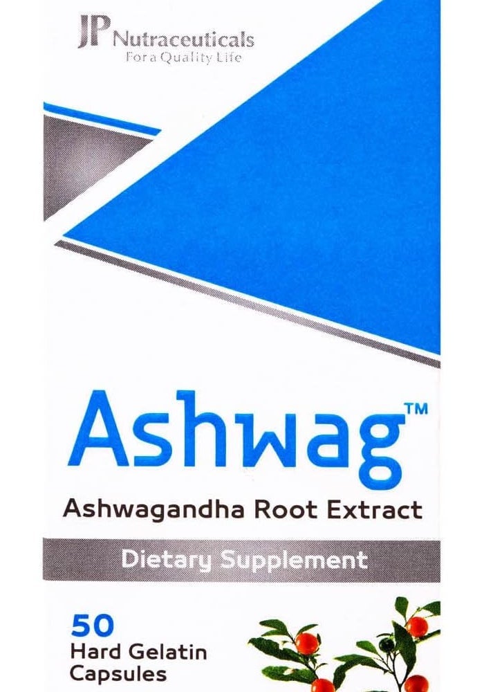 JAMJOOM PHARMA Ashwagandha Extract 300mg Dietary Supplement - 50 Hard Capsules - Image 3
