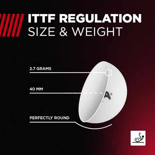 STIGA Ping Pong Balls – 6pk White 1-Star Table Tennis Balls, Official Size 40mm ABS Balls, Ultimate Durability for Indoor/Outdoor Ping Pong Tables - Image 5