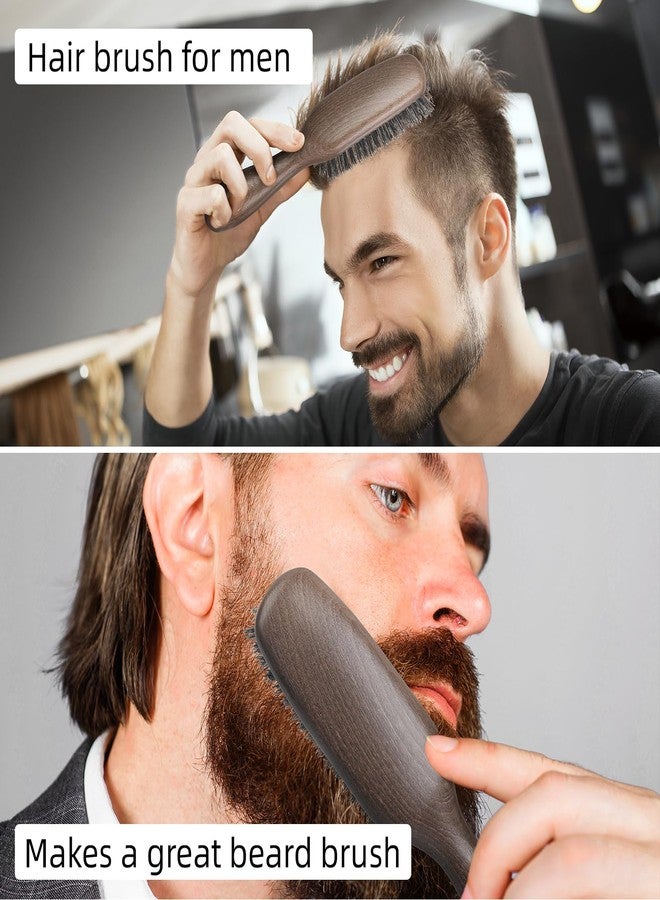 BESTOOL Hair Brush,Boar Bristle Hair Brushes for Women Men and Kids Slick Back Hair Brush for Smoothing Styling Detangling Enhance Shine and Texture Also Makes a Great Beard Brush - Image 5