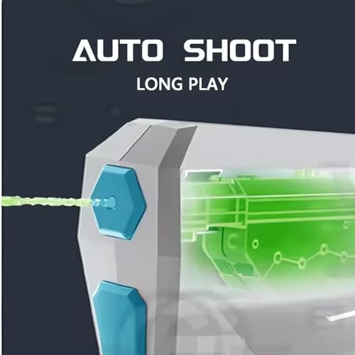 Storio Rechargeable Electric Automatic Big Powerful Holi Pichkari Water Gun Toy for Kids with Luminous Light | 300ML Inbuilt Storage | Upto 30Ft Range |High Pressure Mechanism - Image 3