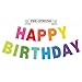 Perfect Occasion PreStrung Happy Birthday Banner No DIY Colorful Birthday Party Banner PreStrung Garland on 8 ft Strands Bold Multi Color Rainbow Bday Party Decorations Decor Did We Mention No DIY - Image 3
