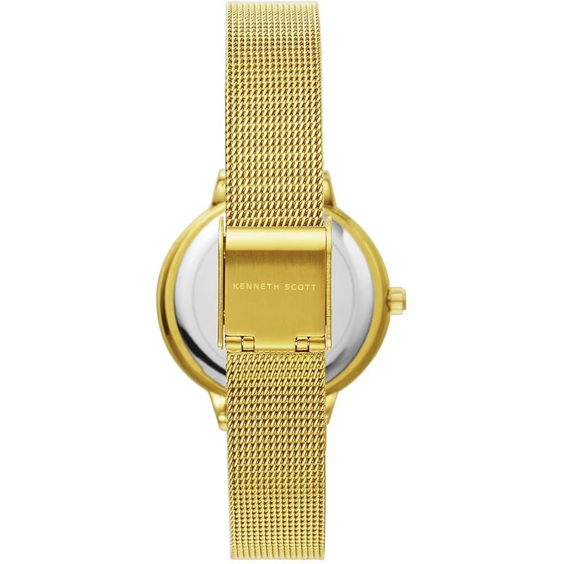 KENNETH SCOTT Women's Stainless Steel Analog Watch K22523-GMGW - 30 mm