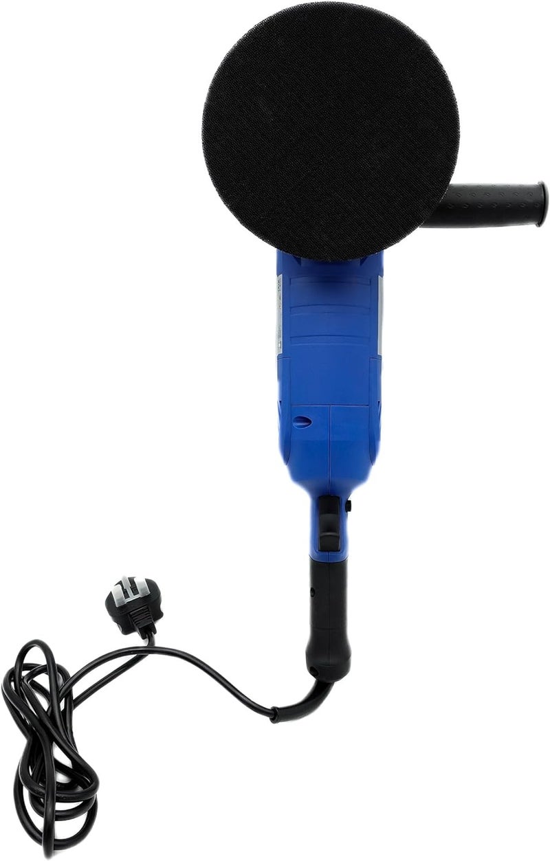 VTOOLS 1300W 180Mm Electric Polisher, 600 Up To 3300Rpm, With 7 Variable Speed And Detachable Handle, Perfect For Car And Boat Polishing, Blue, Vt1601 - Image 4
