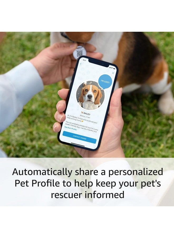 Ring Pet Tag | Easy-to-use tag with QR code | Real-time scan alerts | Shareable Pet Profile | No subscription or fees - Image 3