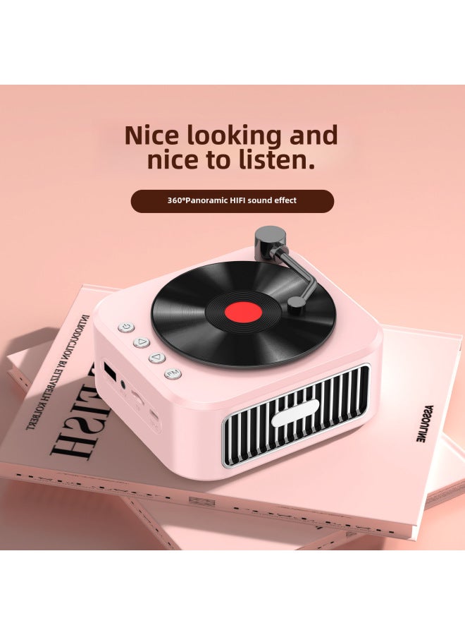 كوالتي مشغل صوت بلوتوث صغير جدًا بأسلوب رجعي متنقل للاستخدام الخارجي والإنترنت والاحتفالات والحفلات المباشرة - Image 3