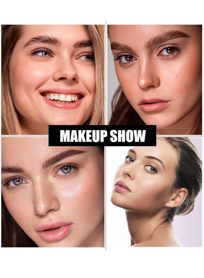 EELHOE Eyebrow and Eyelash Tinting Kit Long-Lasting Color Smudge-Proof and Water-Resistant Easy-to-Apply, 2 in 1 Eyelash and Eyebrow Dyeing Set Anti-Sweat and No Smudge Safe and Gentle (light brown) - Image 5