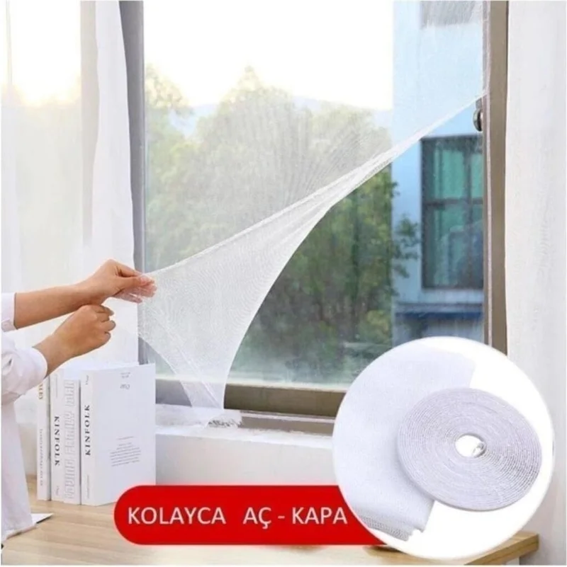 Magic Lady SilverStar Double Wing Velcro Fly Screen Window Set 125x150 cm