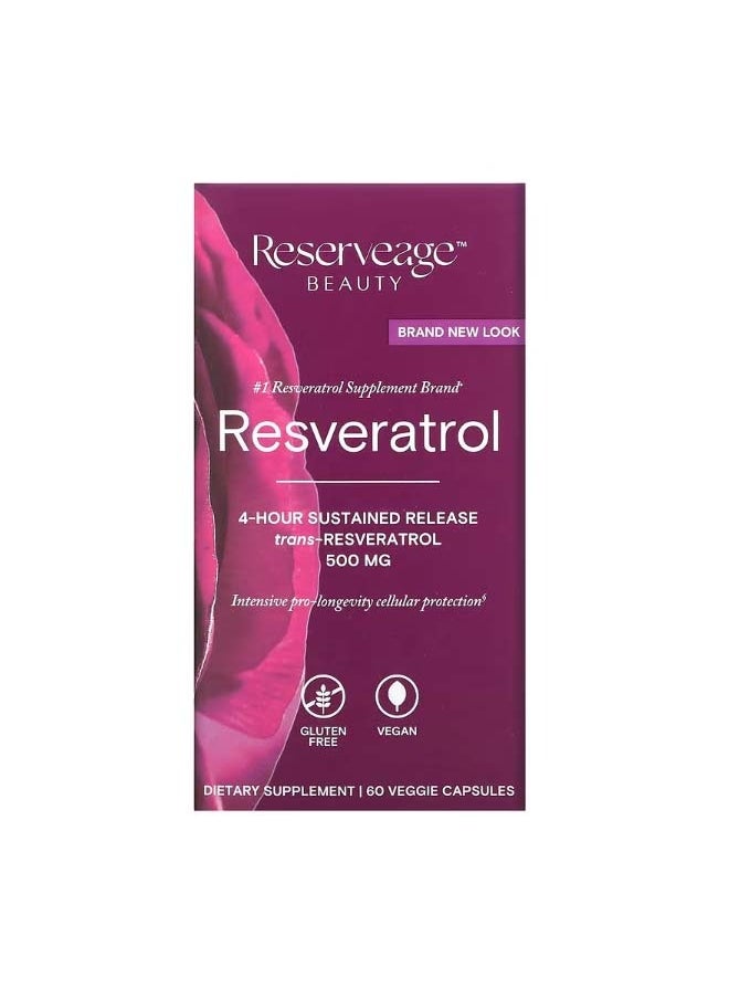 Resveratrol Trans-Resveratrol 500 mg 60 Veggie Capsules - pzsku/Z45D330D192AB85EC72FEZ/45/_/1700766169/9def2109-4271-48d7-899f-6de9a8ba637d