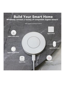 Excefore 3.0 Smart Home Hub, Supports for Zigbee Sevices Only, Works with Smart Life and Tuya App, Control and Multi-Device Management, Intelligent Bridge Wired Smart Home Gateway (White)  - Image 2