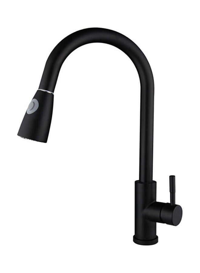 Loquat Pull Out Kitchen Faucets With Sprayer Bathroom Basin Sink Faucets Black 1None - Image 1