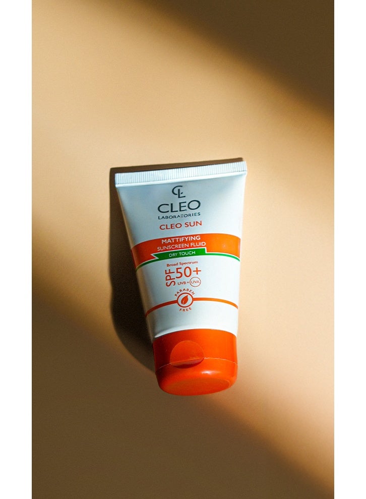 Cleo Dry Touch Sunscreen Fluid SPF50+ - 50 ml - Image 2