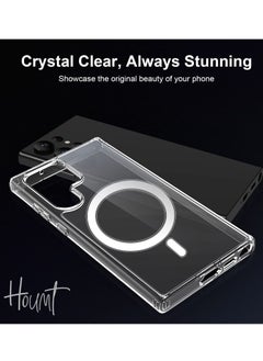 Houmt Samsung Galaxy S23 Ultra Magnetic Clear Case MagSafe Slim and Hard Case Cover Compatible with Card Wallet & Wireless Charger, Screen & Camera Protection Shockproof for Galaxy S23 Ultra 5G  - Image 5