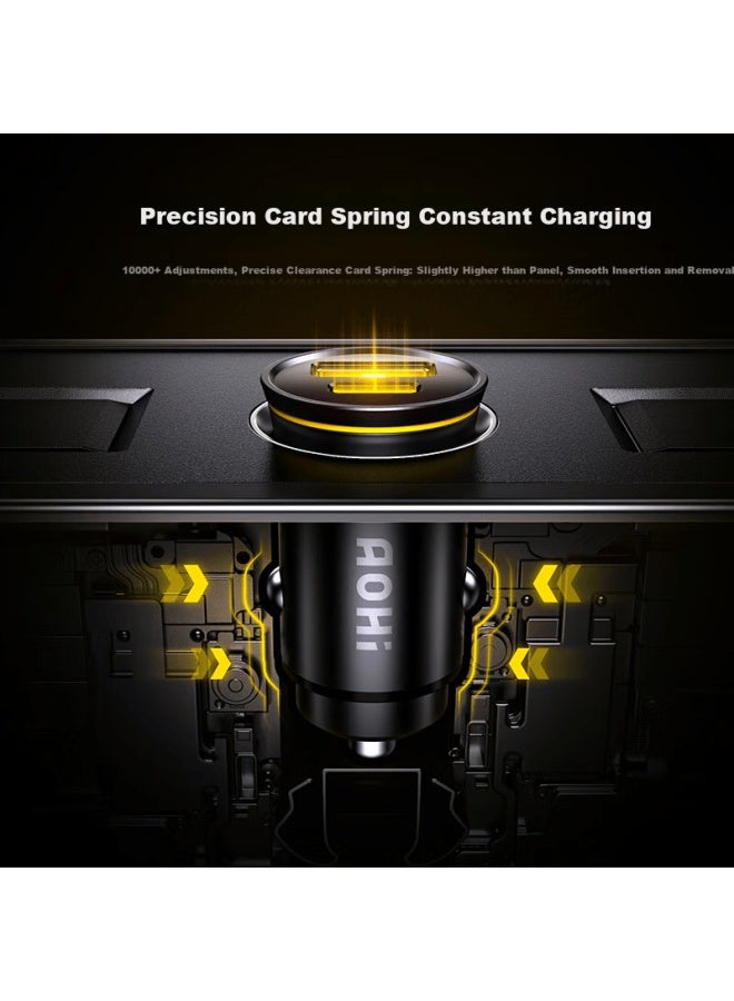 Aohi Car Charger, 65w ette Lighter Adapter, Apple Fast Charging Head, Car Power Converter - Image 3