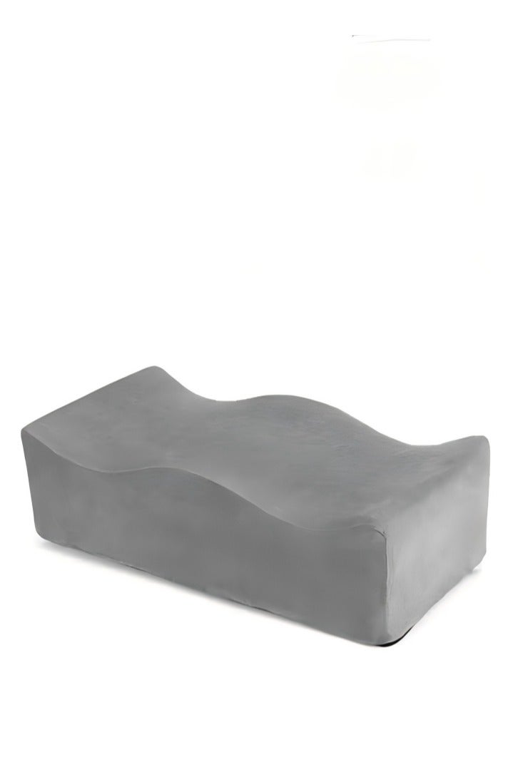 DUNISO وسادة BBL المحمولة، وسائد رفع المقعد البرازيلية بعد، وسائد مقعد من رغوة الذاكرة، وسائد دعم الأرداف، دعم الساقين لسيارة مكتب كرسي الكمبيوتر، رمادي - Image 1