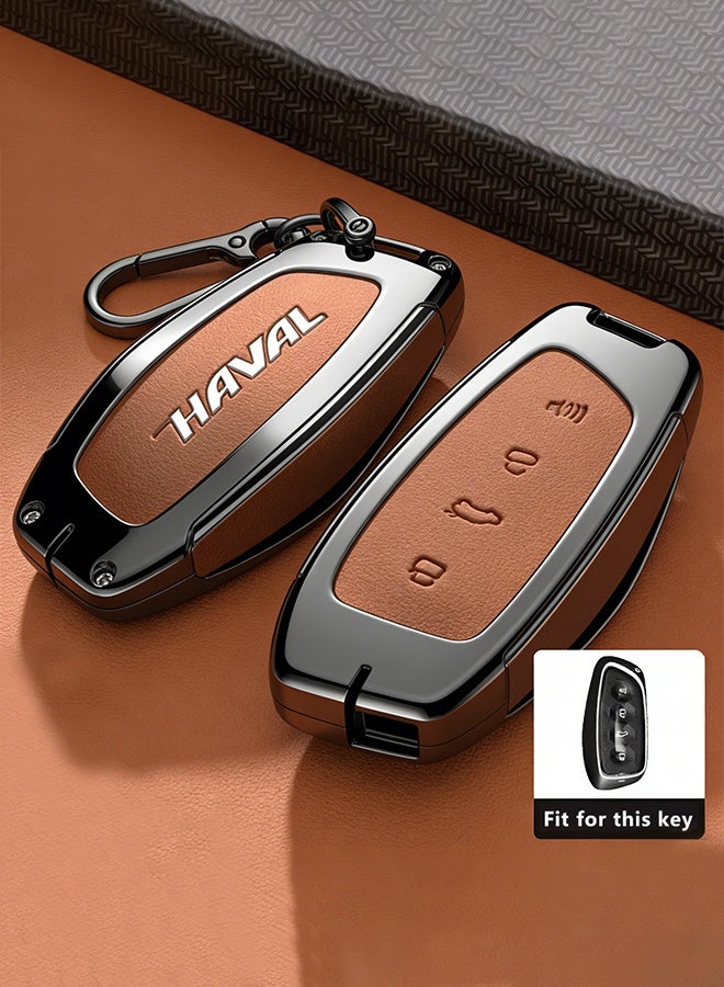 Zinc Alloy Car Key Case for HAVAL DARGO Hover H7 2025 2026 Keychain Remote Cover Shell Housing Fob Accessories - Image 3