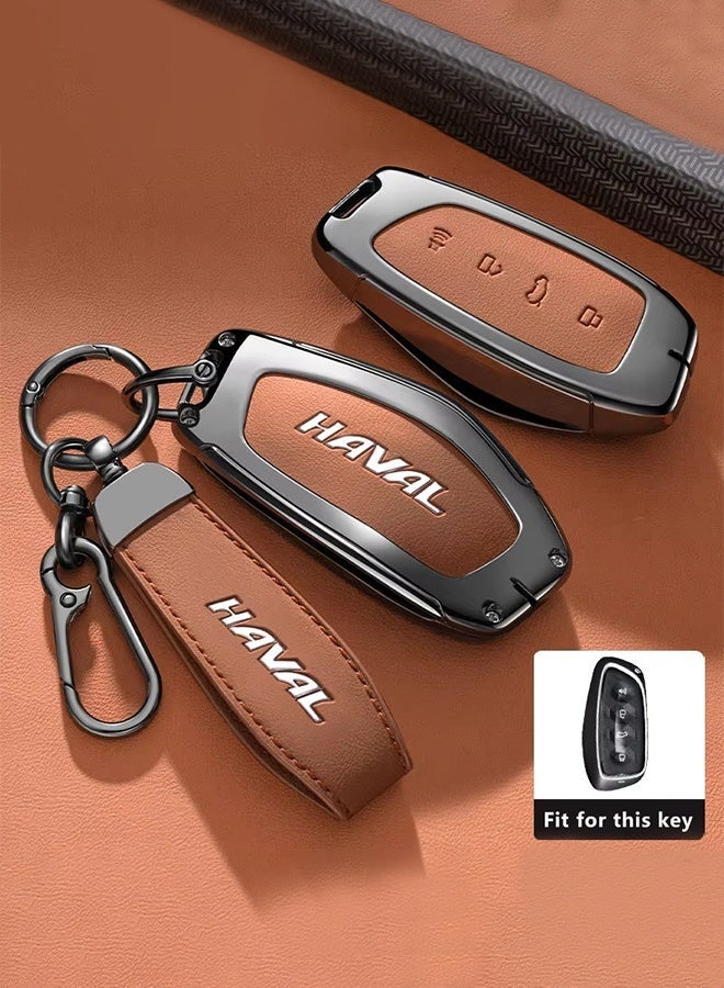Zinc Alloy Car Key Case for HAVAL DARGO Hover H7 2025 2026 Keychain Remote Cover Shell Housing Fob Accessories - Image 1