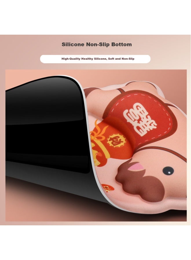Kpte "get Promoted Now" Ergonomic Wrist Support Mouse Pad Wrist Rest Silicone Non-slip For Women - Image 2
