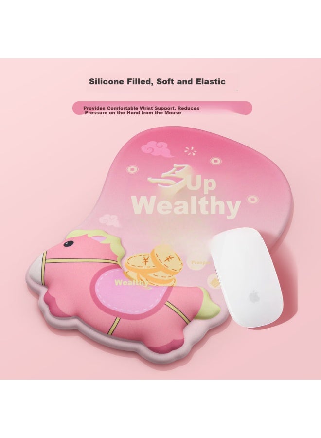 Kpte "get Promoted Now" Ergonomic Wrist Support Mouse Pad Wrist Rest Silicone Non-slip For Women - Image 4