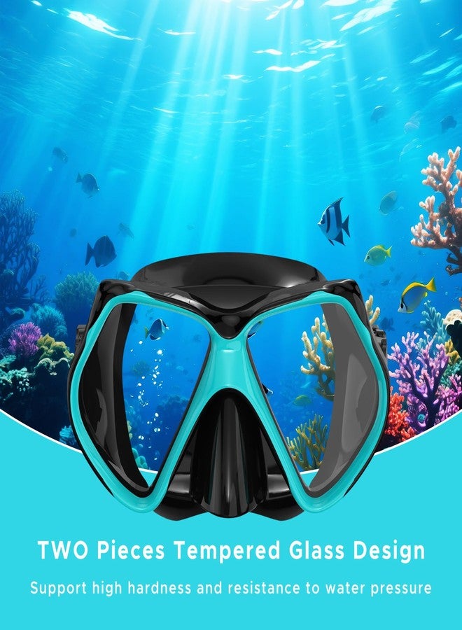 Jwintee Snorkeling Gear for Adults Snorkel mask Set Scuba Diving mask Dry Snorkel - Image 2