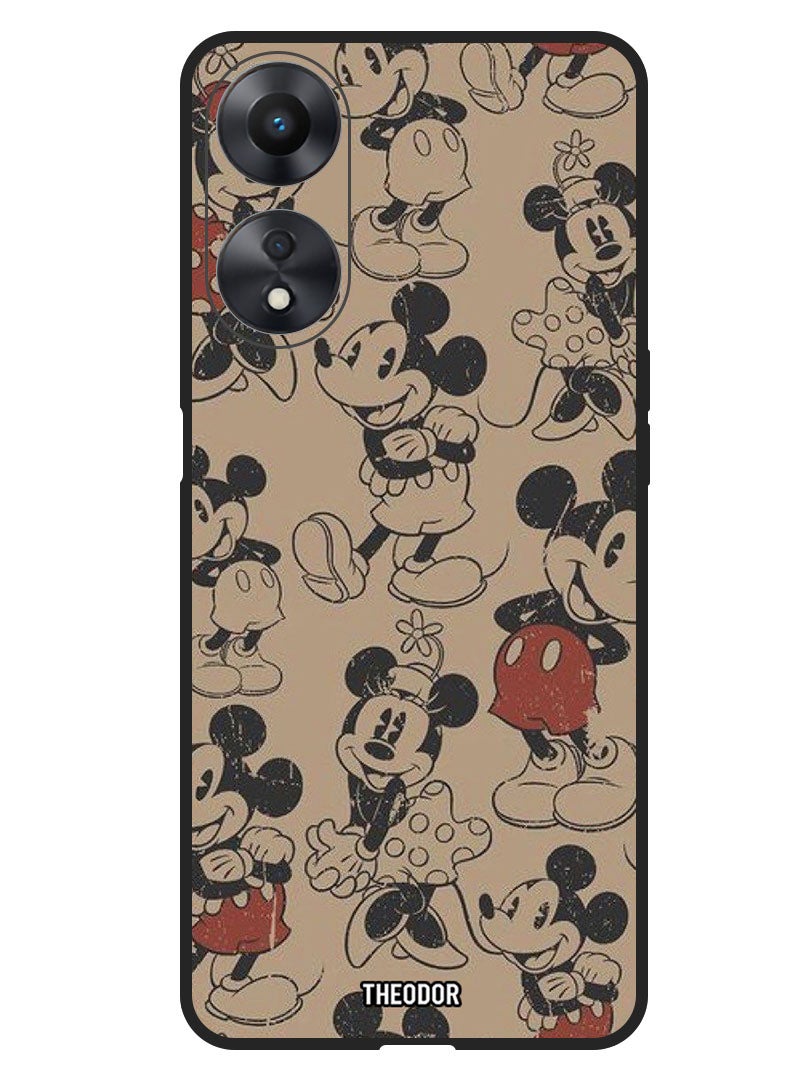 Theodor Protective Case Anti Scratch Shock Proof Bumper Cover For Oppo A98 Mickey Disney - Image 1
