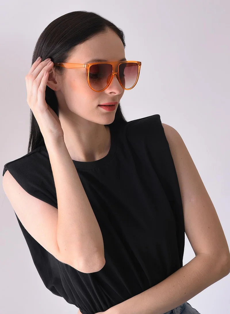 صوص هاوت Orange Lens Orange Wayfarer Sunglasses
