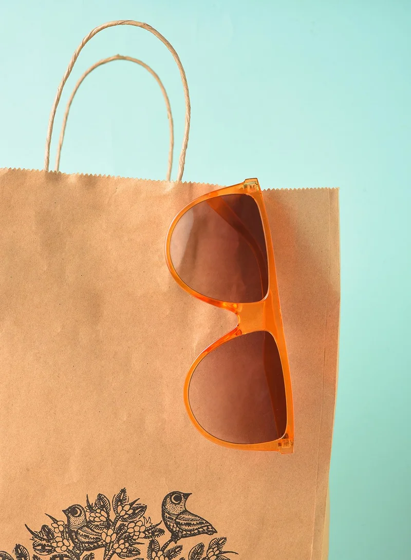 صوص هاوت Orange Lens Orange Wayfarer Sunglasses