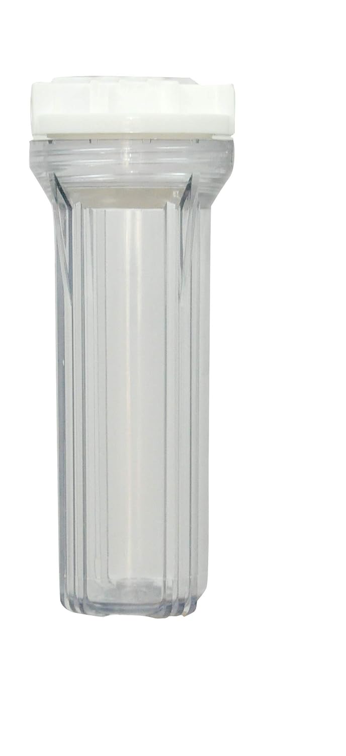 IONIX Transparent pre Filter for ro Water Purifier Full Transparent See Thru Pre Filter housing Kit Combo for All ROUVUF Water purifiers Full Transparent Pre Filter Kit with 1 KT Premium Spun - Image 2