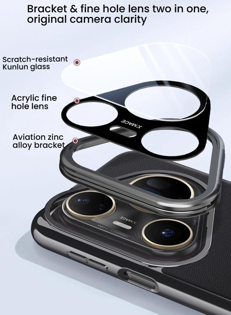 عام غطاء متوافق مع هواوي بورا 80 الترا (5G) - حماية كاملة للعدسات مع حامل مدمج، غطاء واقي مطفأ مقاوم لبصمات الأصابع - Image 3