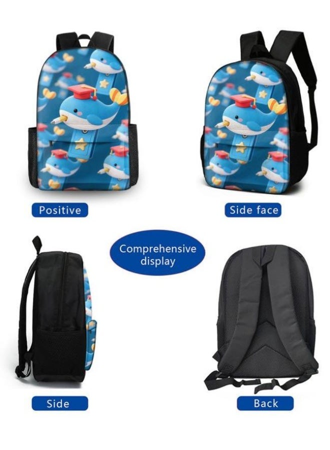 Bright Li Fire A good helper for cute travel! Exclusive cartoon bags for children and teenagers, three-piece set, light and comfortable (available for students, children, friends on outings, mountain climbing, going to school, etc.) - 110 - Image 3