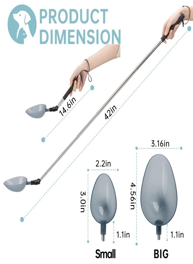 XGKHOM Dog Urine Collector, Extended 42" Dog Urine Sample Catcher for Vets, Telescopic Urine Collector for Small & Large Dogs and Cats - Image 2