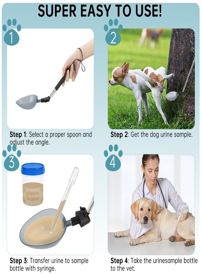 XGKHOM Dog Urine Collector, Extended 42" Dog Urine Sample Catcher for Vets, Telescopic Urine Collector for Small & Large Dogs and Cats - Image 4