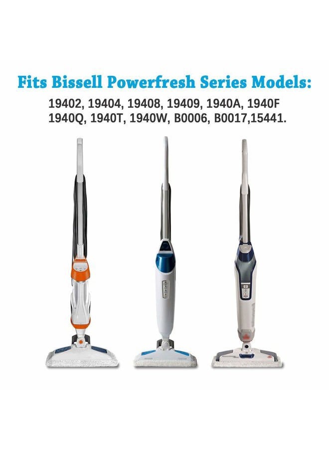 Conpus 2 Pack Replacement Steam Mop Pads for Bissell Powerfresh Steam Mop 1940 1440 1544 1806 2075 Series, Model 19402 19404 19408 19409 1940a 1940f 1940q 1940t 1940w B0006 B0017,Washable Cleaning Pad - Image 4