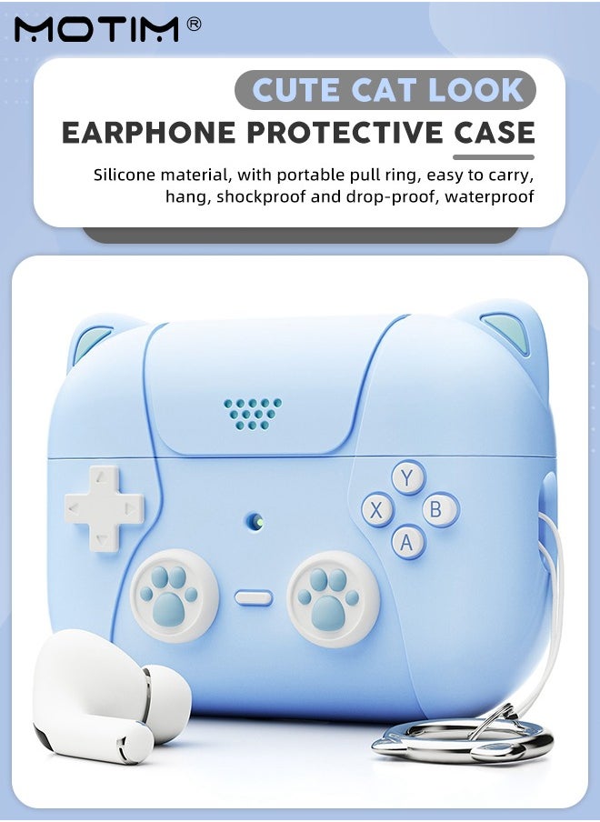 Motim - AirPods Pro 2 Case Protective Silicone Hard Skin for AirPod, Cartoon Shockproof Case Cover with Keychain for AirPods Pro/Pro2 for Girls Boys Women - Image 1