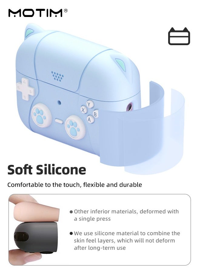 Motim - AirPods Pro 2 Case Protective Silicone Hard Skin for AirPod, Cartoon Shockproof Case Cover with Keychain for AirPods Pro/Pro2 for Girls Boys Women - Image 1