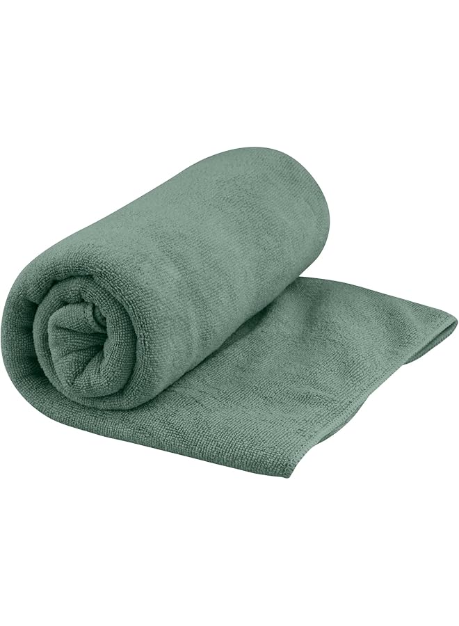 SEA TO SUMMIT Tek Towel Plush Camping and Travel Towel Large (24 x 48 inches) Sage Green - Image 1