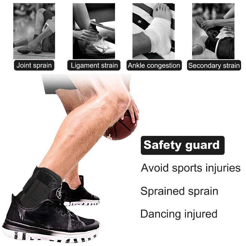 woobles Ankle Brace, Ankle Support Ankle Support Brace for Ankle Sprains Compression Ankle Support for Men & Women fits both left and right feet - Image 3