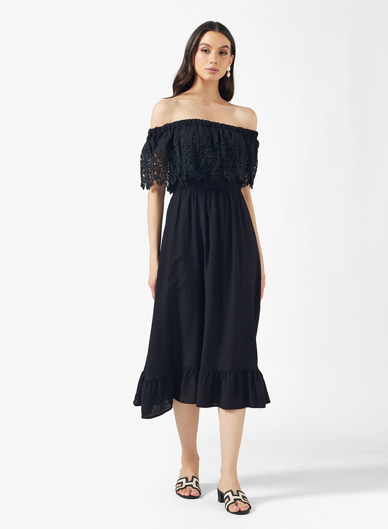 ELLA Off Shoulder Dress - Image 1