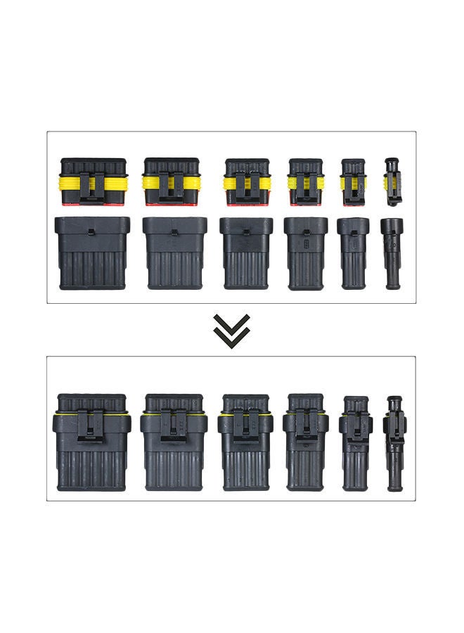 NIBEMINENT 27-Piece Wire Connector Terminal Plug With Blade Fuse Set Multicolour 0.15kg - Image 3
