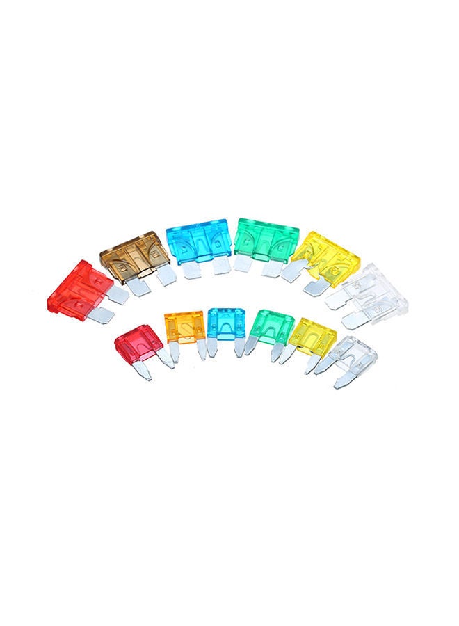 NIBEMINENT 27-Piece Wire Connector Terminal Plug With Blade Fuse Set Multicolour 0.15kg - Image 2