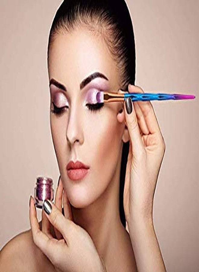 Tenmon Eye Brush Set, 20 pcs Unicorn Eyeshadow Eyeliner Blending Crease Kit Makeup Brushes Make Up Foundation Eyebrow Eyeliner Blush Cosmetic Concealer Brushes (Blue) - Image 4