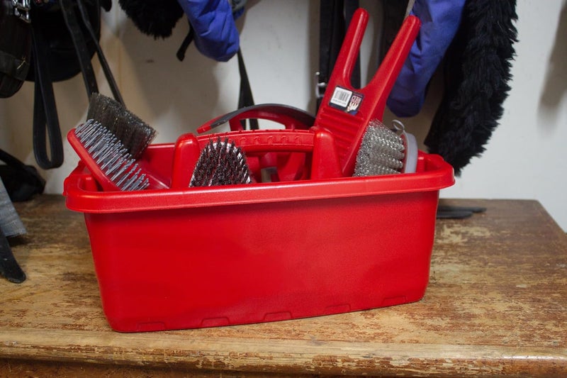 Red Gorilla Gorilla Plas® TIDEE™ Tray - Durable Plastic Tool Organizer (Red) - Image 3