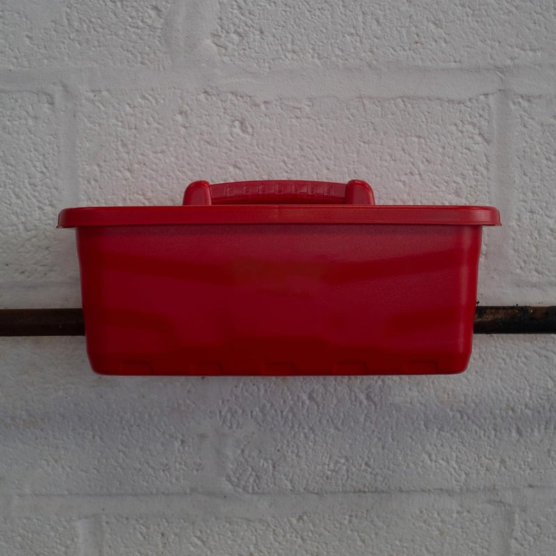 Red Gorilla Gorilla Plas® TIDEE™ Tray - Durable Plastic Tool Organizer (Red) - Image 5