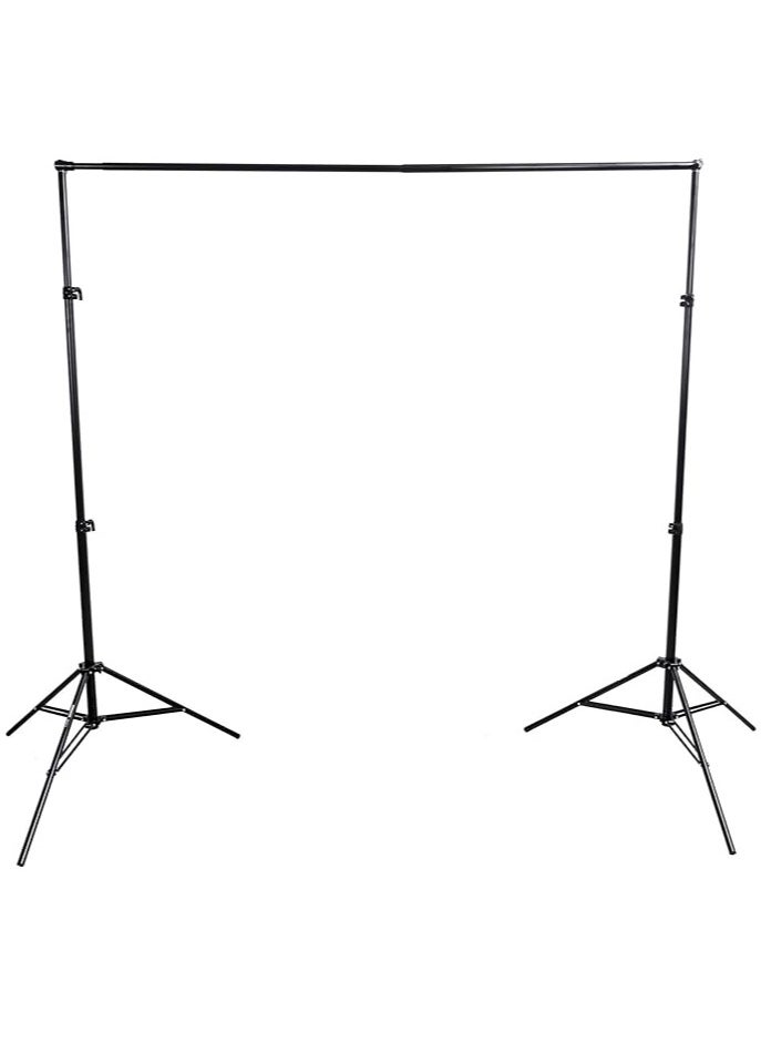 PROMAGE - PROMAGE Metal 2 x 2 PM-301 Photography Backdrop Stand – Heavy-Duty Background Support System for Professional Studio and Video Shoots - Image 1