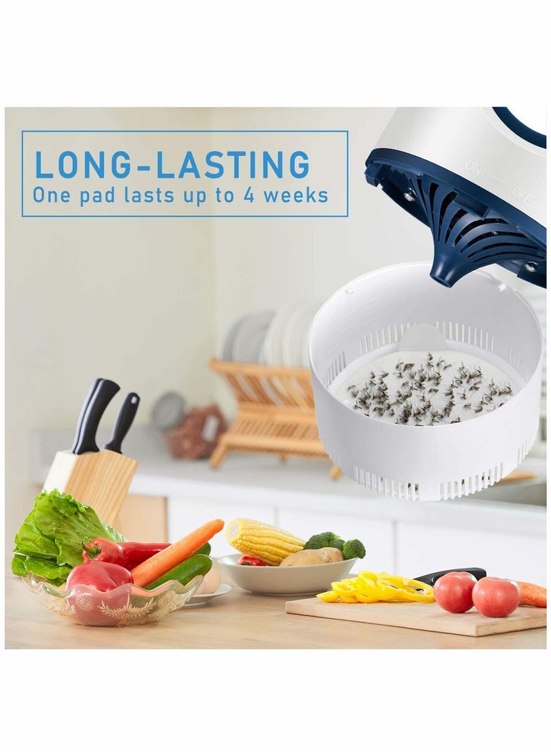 Zikra Fly Glue Boards 4.1 Inches Mosquito Trap Glue Board Sticky Refillable Glue Board for Insect Trap Glue Pads for Indoor Outdoor Fly Mosquito Lamp Catcher Replacement(24 Pcs) - Image 2