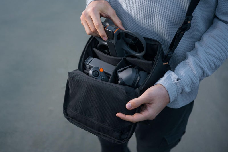 INSYOO Original Sling Bag for DJI Avata 2 & DJI Goggles 3 Accessories, Black - Image 4