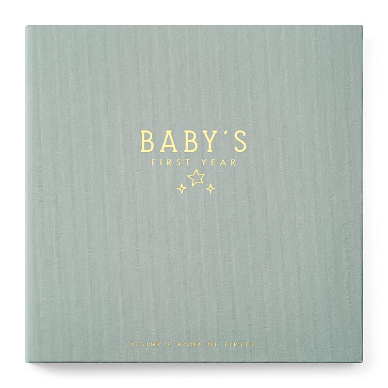 Lucy Darling Baby Memory Book - Celestial Skies | Luxury Baby First Year Book & Photo Album | Gender Neutral Keepsake Journal for Milestones, Memories & Photos | Thoughtful Pregnancy Gift - Image 1